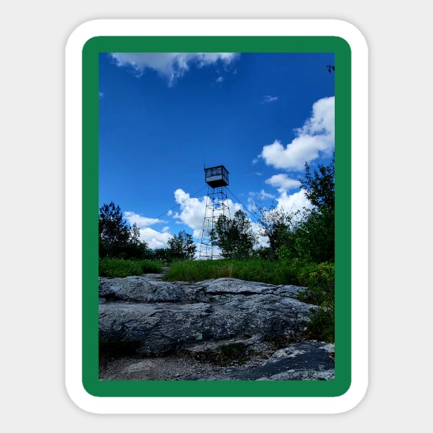 Watchtower in Maine Sticker by TimelessDesigns